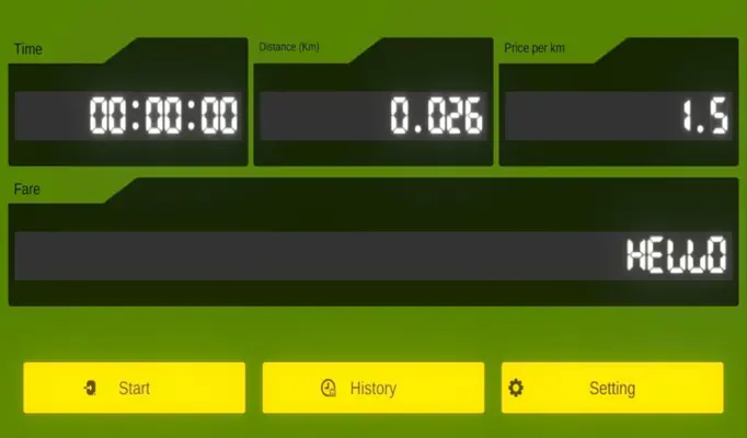 Taxi time meter android App screenshot 12